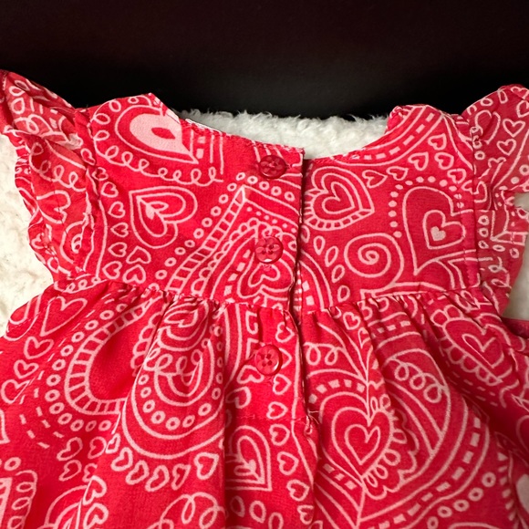 Beautiful Toys’R’Us Koala Baby Red Heart ♥️ Baby Gil’s Sleeveless Dress - Picture 6 of 6